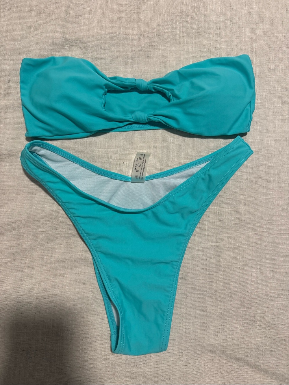 Teal bikini